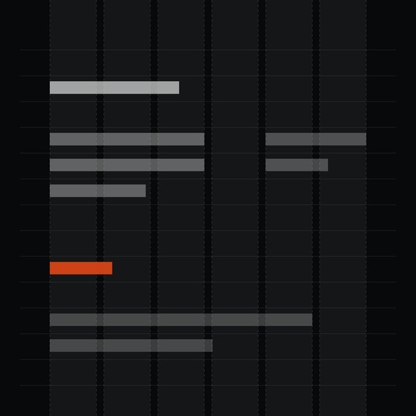 A column grid, with one block placed and live.